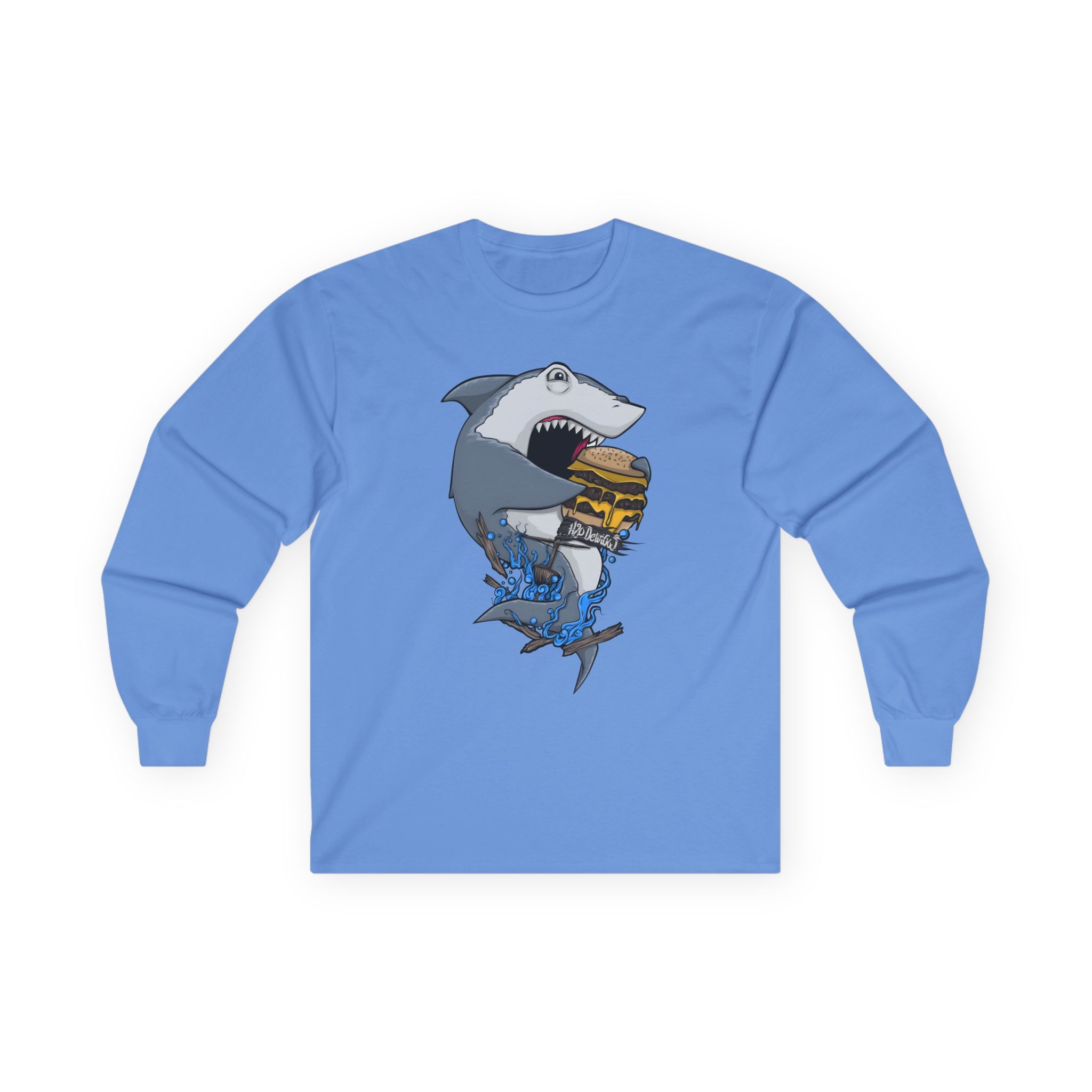 H2odelirious Hungry Shark Unisex Ultra Cotton Long Sleeve Tee