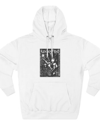 Alien Sex Fiend Land of the Living Dead Three-Panel Fleece Hoodie