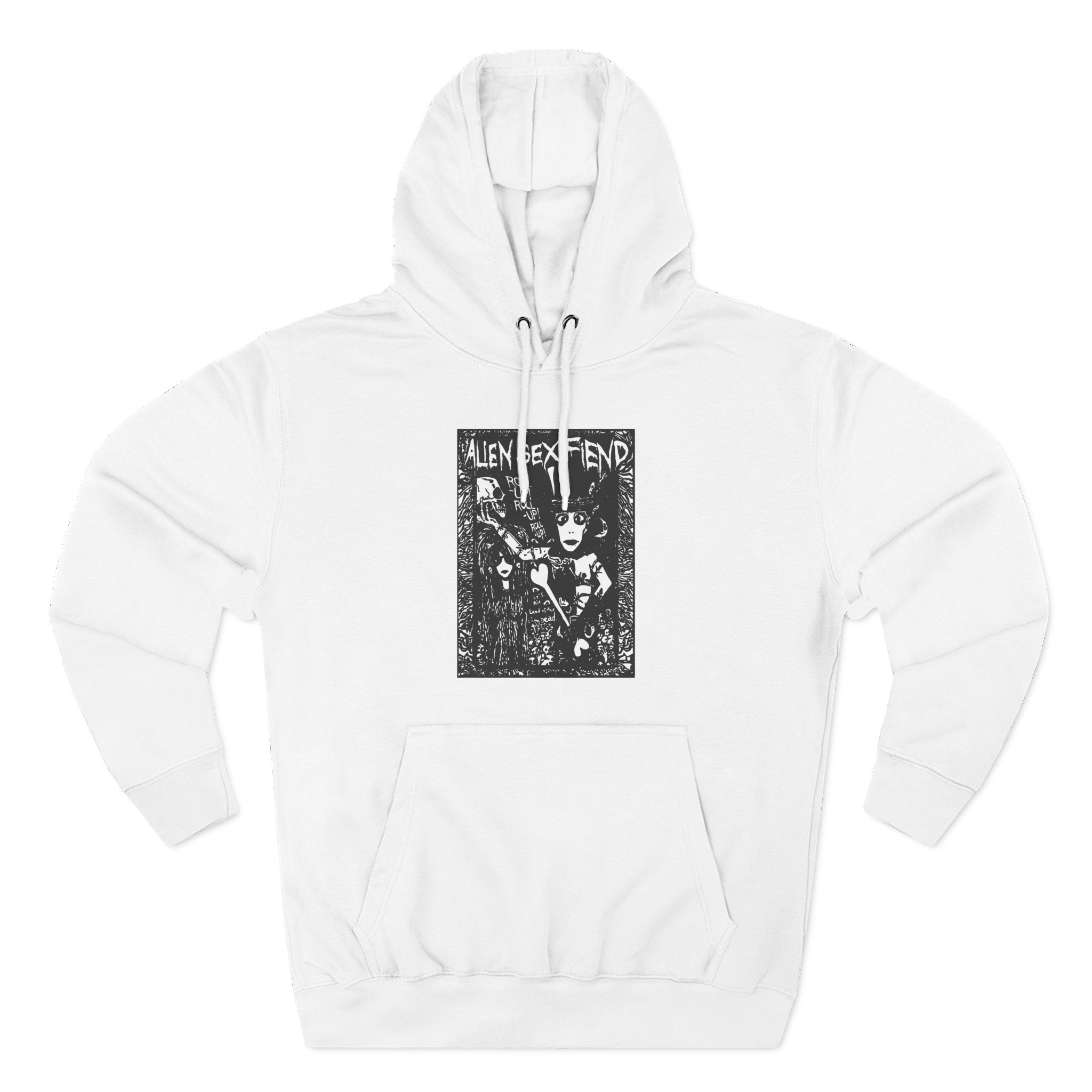 Alien Sex Fiend Land of the Living Dead Three-Panel Fleece Hoodie