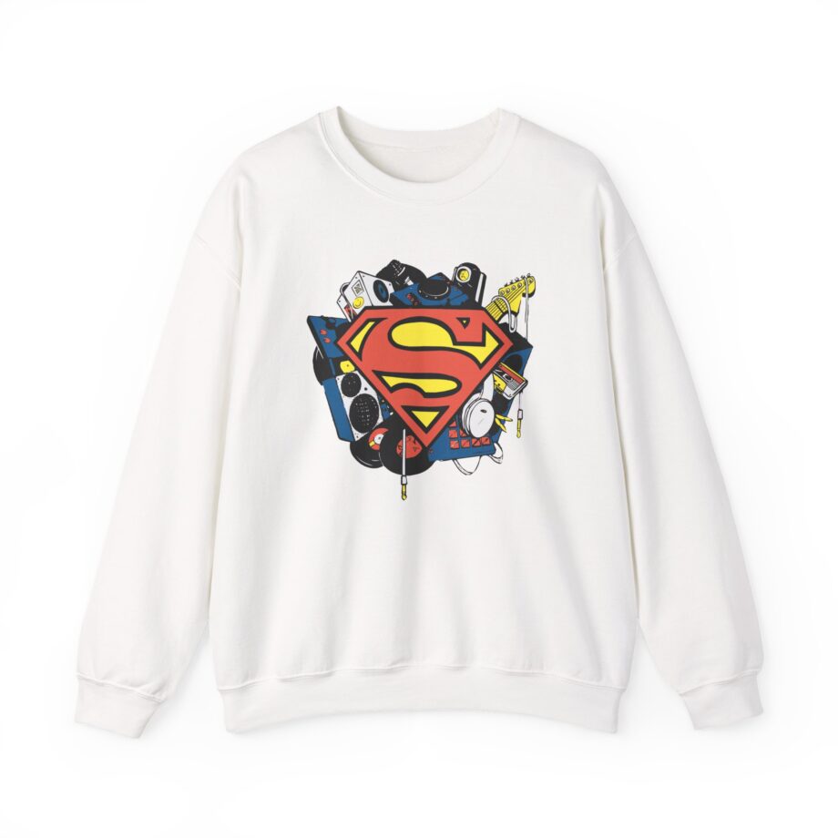 Kaskade X Superman Musician Unisex Heavy Blend™ Crewneck Sweatshirt