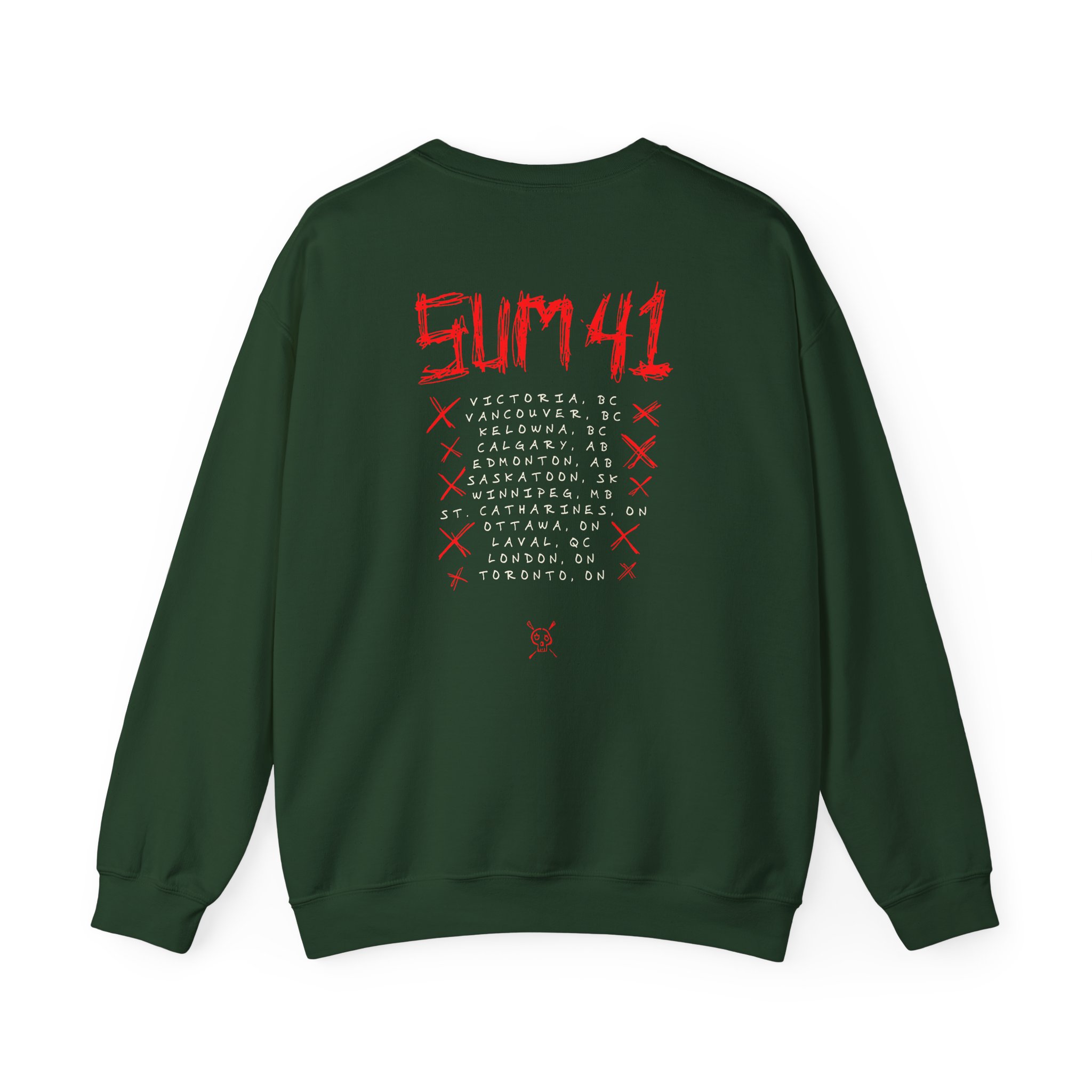 Sum 41 F**k Tour Unisex Heavy Blendâ„¢ Crewneck Sweatshirt