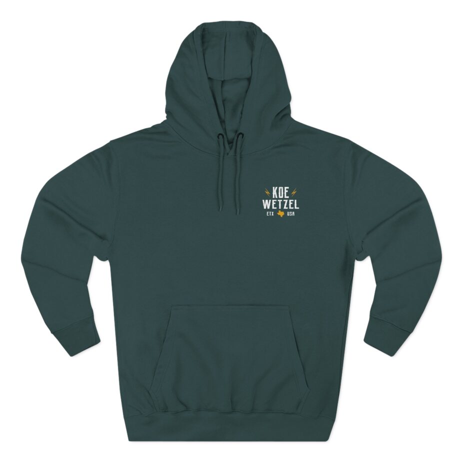 Koe Wetzel Shadow Sunfade Three-Panel Fleece Hoodie