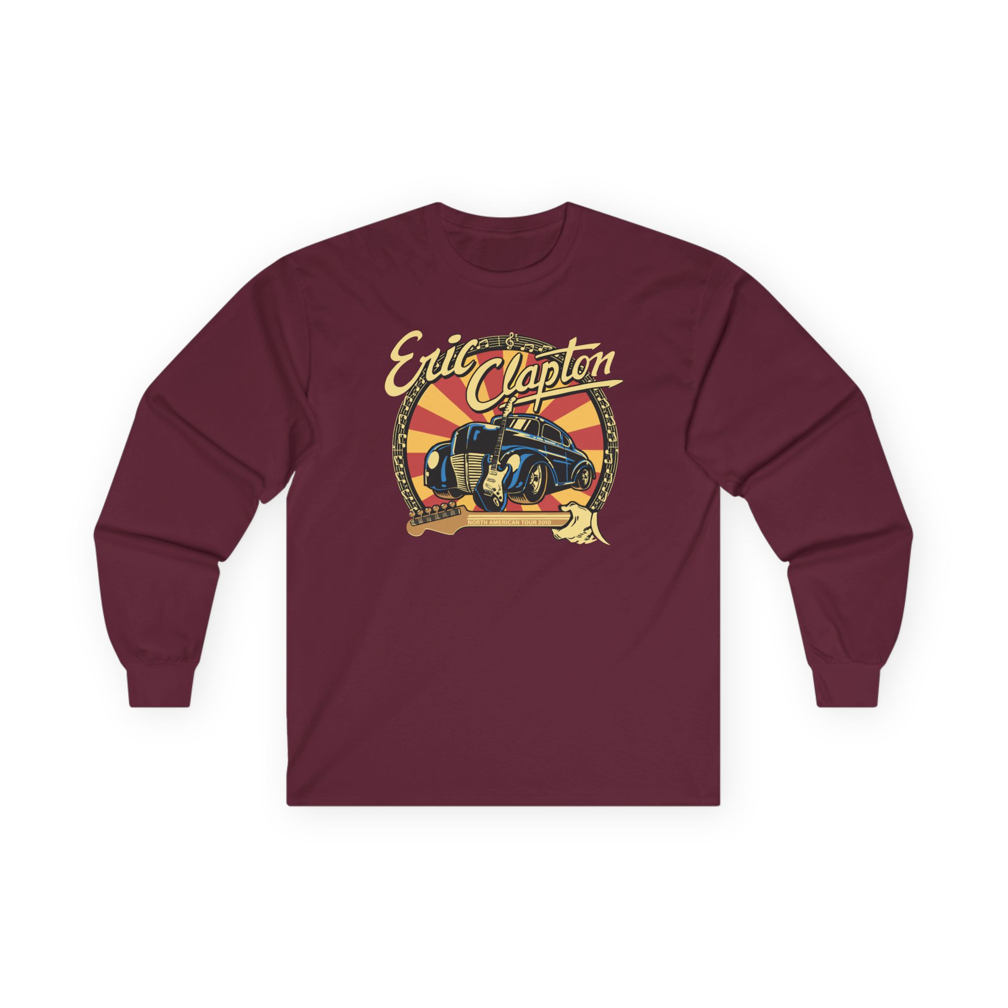 Eric Clapton 2010 North American Tour Unisex Ultra Cotton Long Sleeve Tee