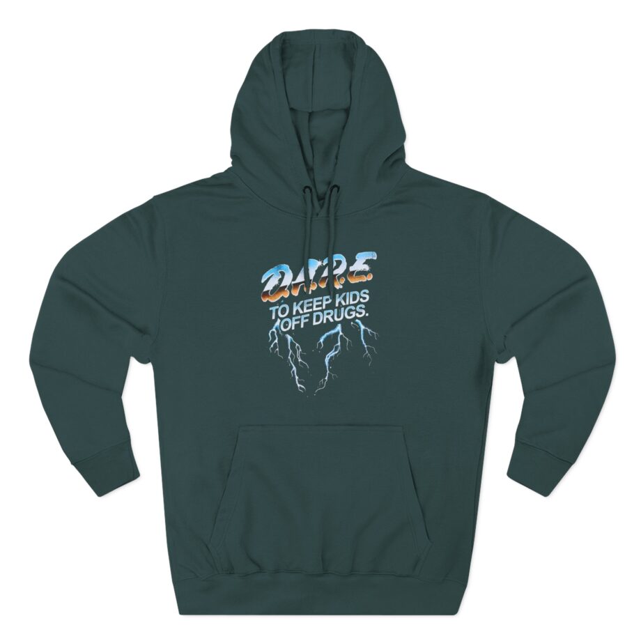 The Dare to Resist Drugs and Violence Three-Panel Fleece Hoodie