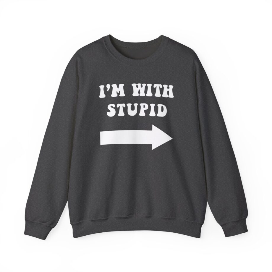 Jimmy Kimmel I'm With Stupid Unisex Heavy Blend™ Crewneck Sweatshirt