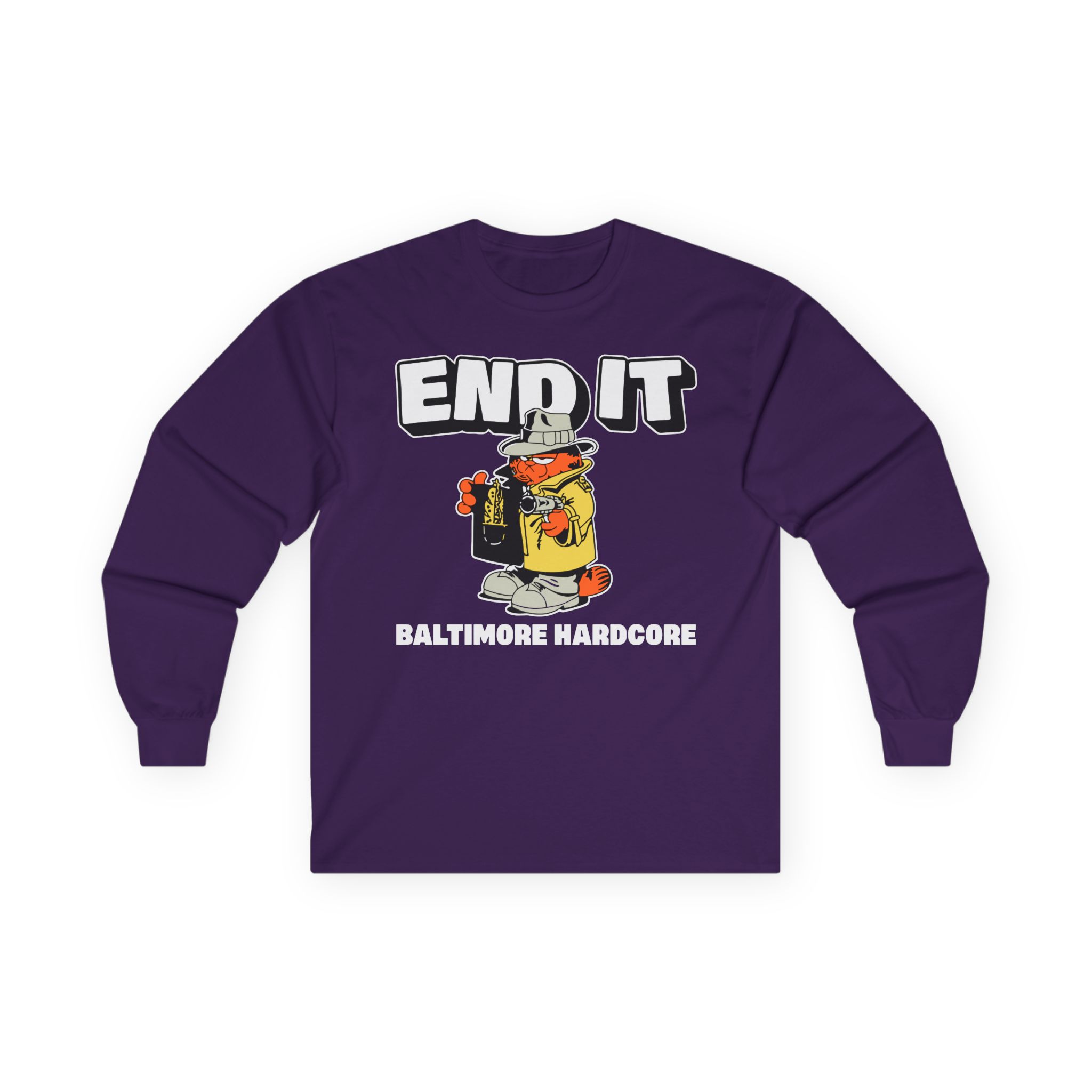 End It Baltimore Hardcore Unisex Ultra Cotton Long Sleeve Tee
