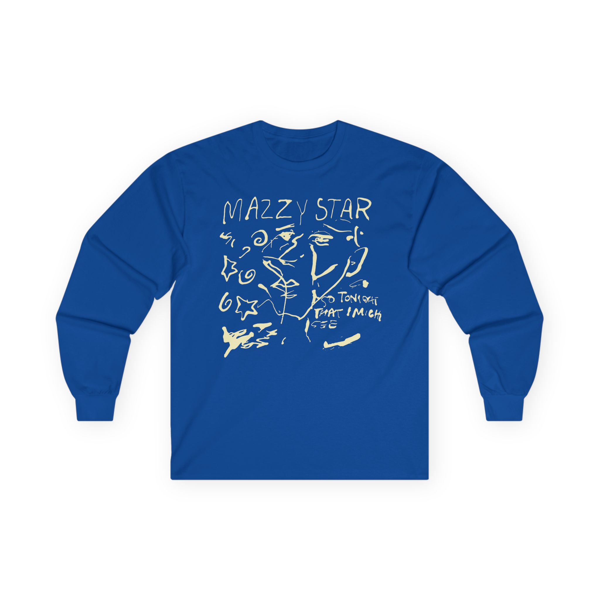 Binchtopia Max Wearing Mazzy Star 90s Unisex Ultra Cotton Long Sleeve Tee