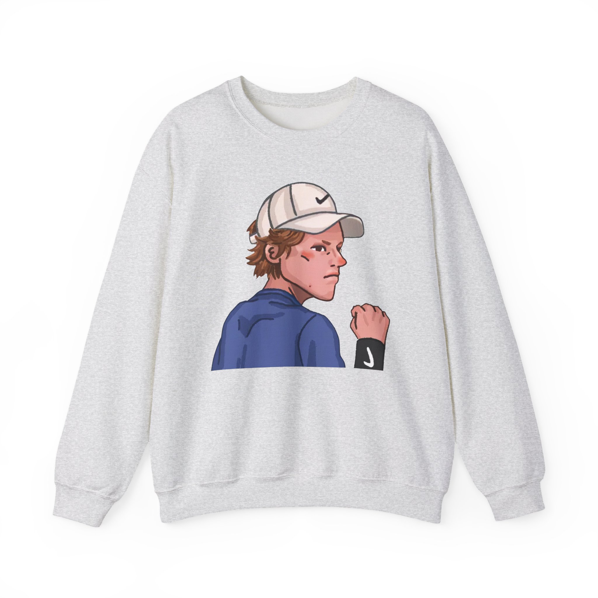 Jannik Sinner Unisex Heavy Blendâ„¢ Crewneck Sweatshirt