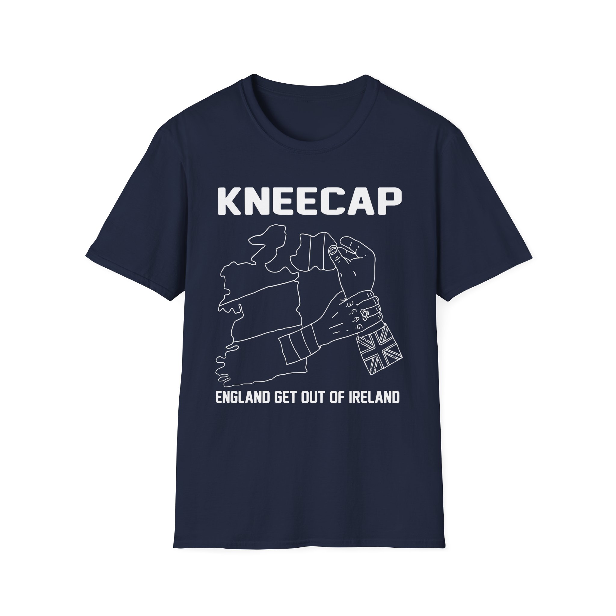 England Get Out of Ireland Unisex Softstyle T-Shirt