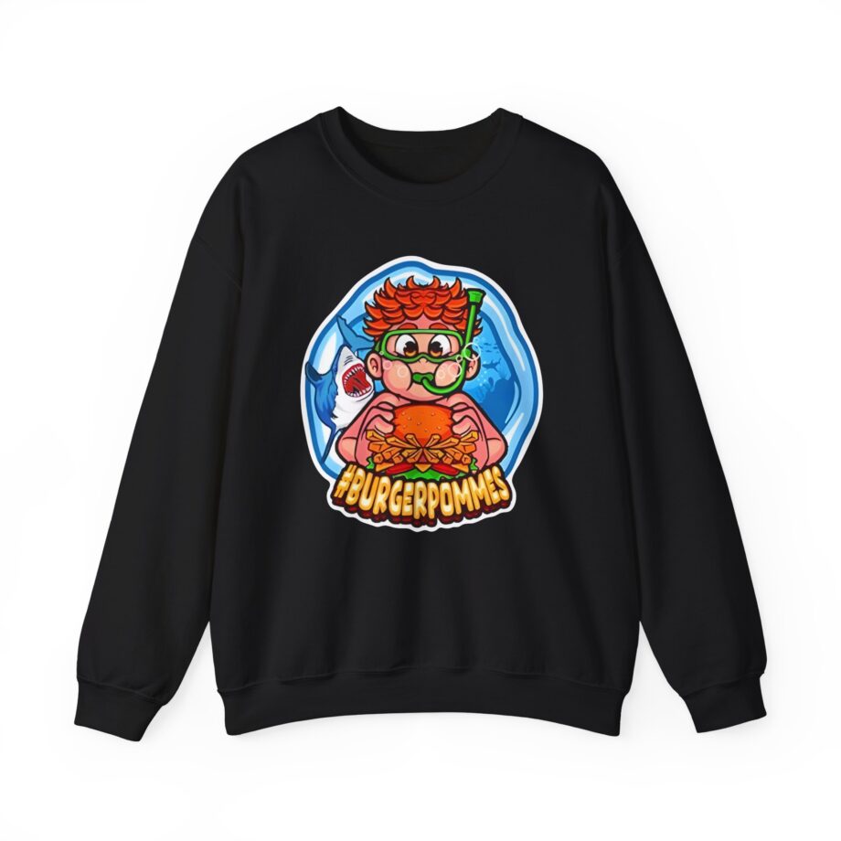 Burger Pommes Unisex Heavy Blend™ Crewneck Sweatshirt