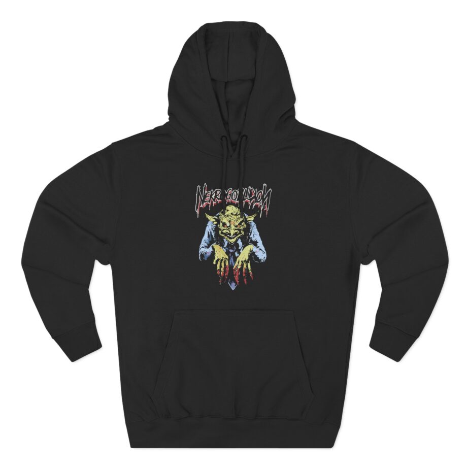 Nekrogoblikon Bloody Fingers Three-Panel Fleece Hoodie