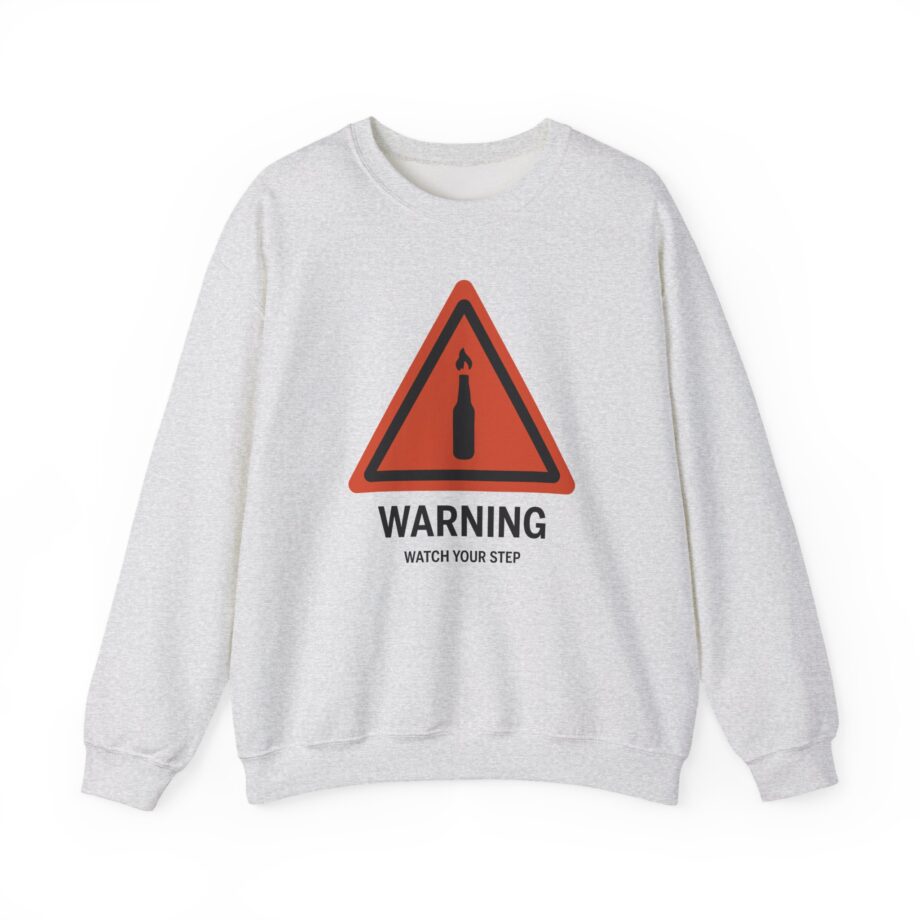 Summit1g Warning Watch Your Step Unisex Heavy Blend™ Crewneck Sweatshirt