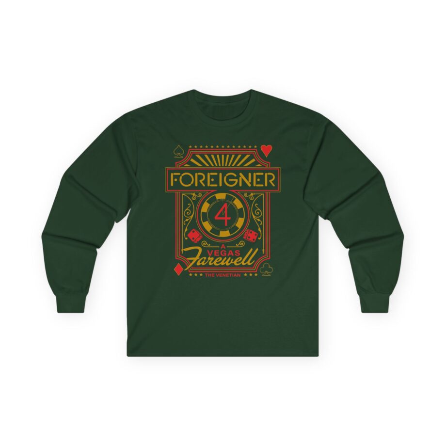 Foreigner Vegas Event Unisex Ultra Cotton Long Sleeve Tee