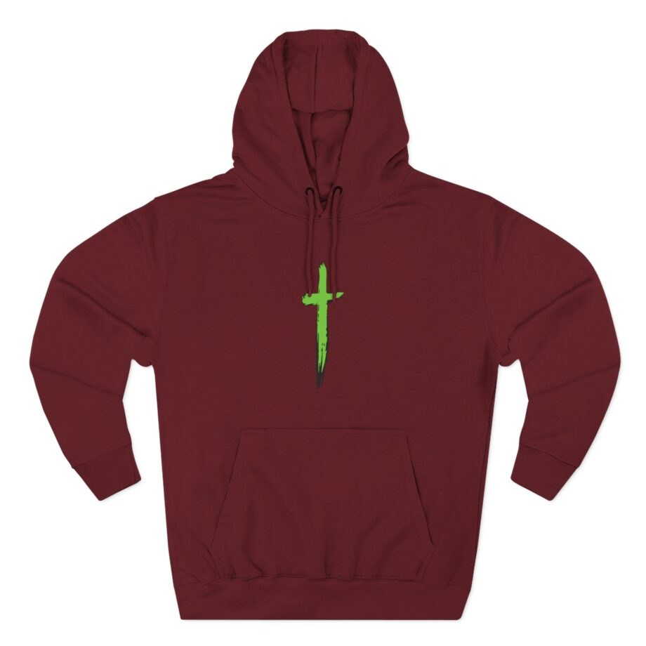 Saint Jhn Goth Festival Waffle Three-Panel Fleece Hoodie