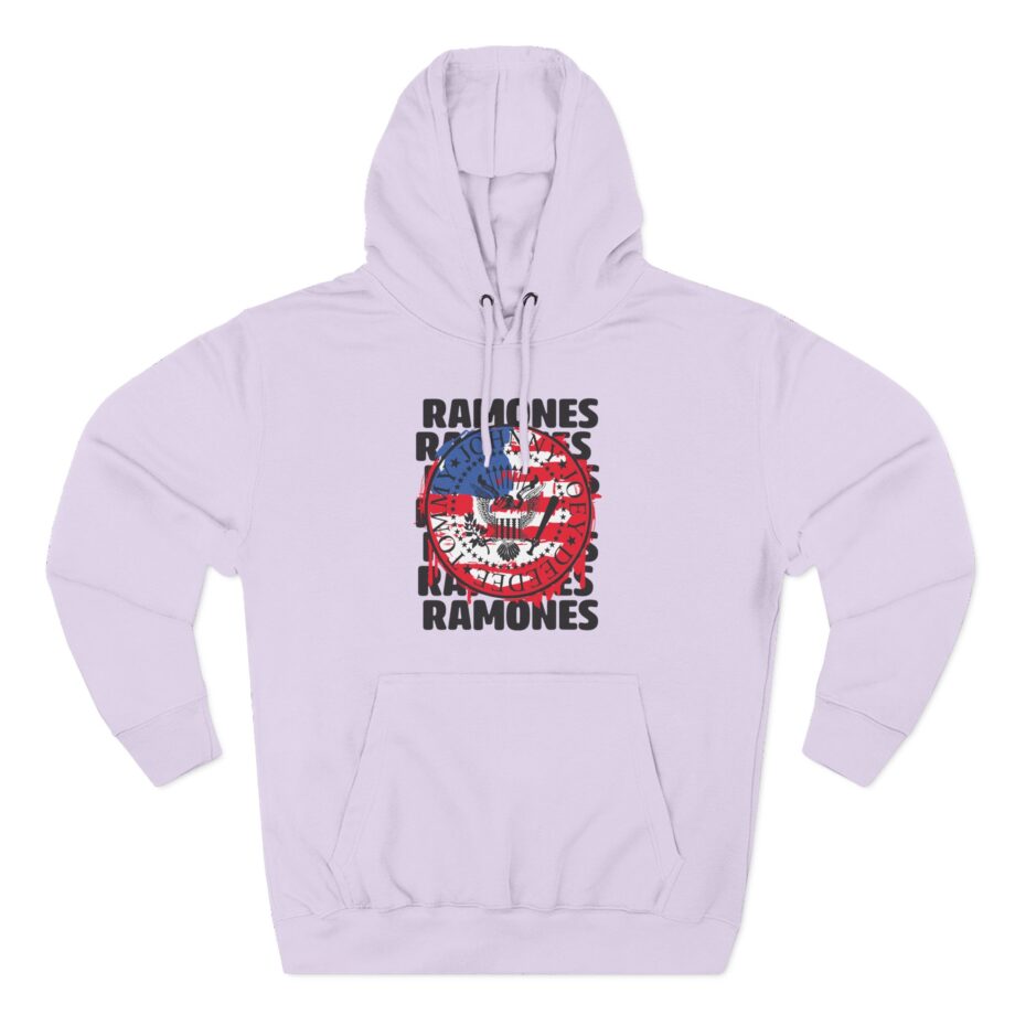 Ramones US Flag Three-Panel Fleece Hoodie