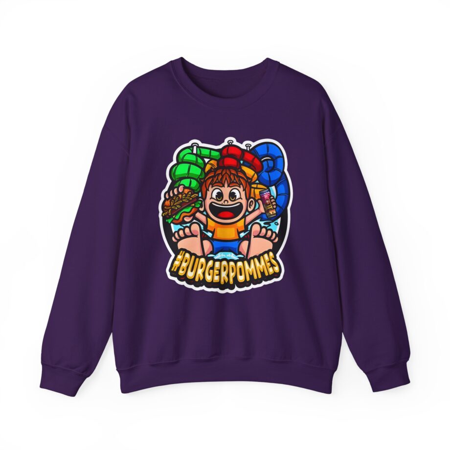Burger Pommes Unisex Heavy Blend™ Crewneck Sweatshirt