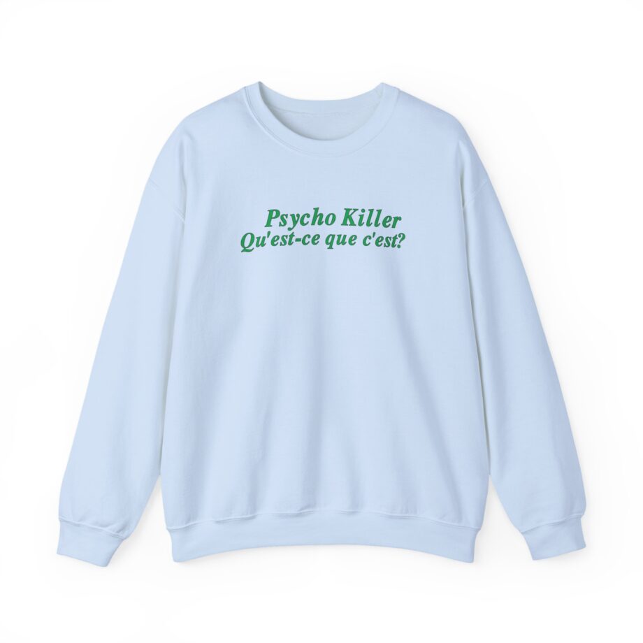 Miley Cyrus Talking Heads X Miley Psycho Killer Unisex Heavy Blend™ Crewneck Sweatshirt