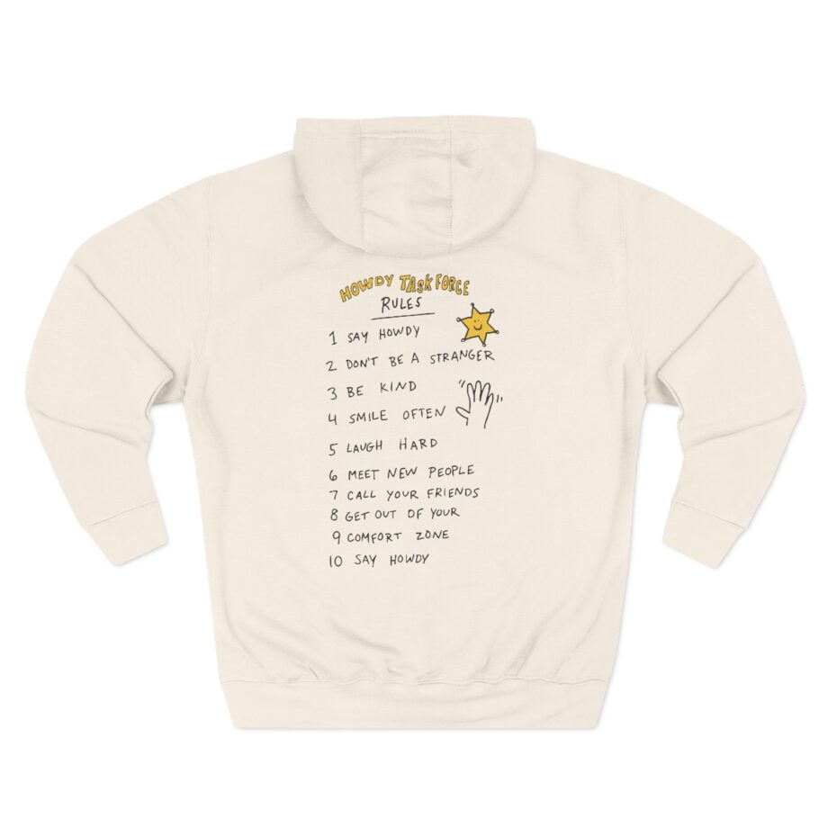 Ryan Trahan Howdy Task Force Three-Panel Fleece Hoodie