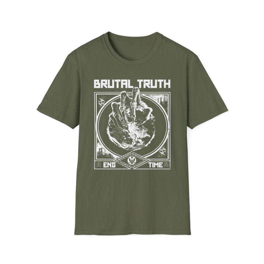 Brutal Truth End Time Unisex Softstyle T-Shirt