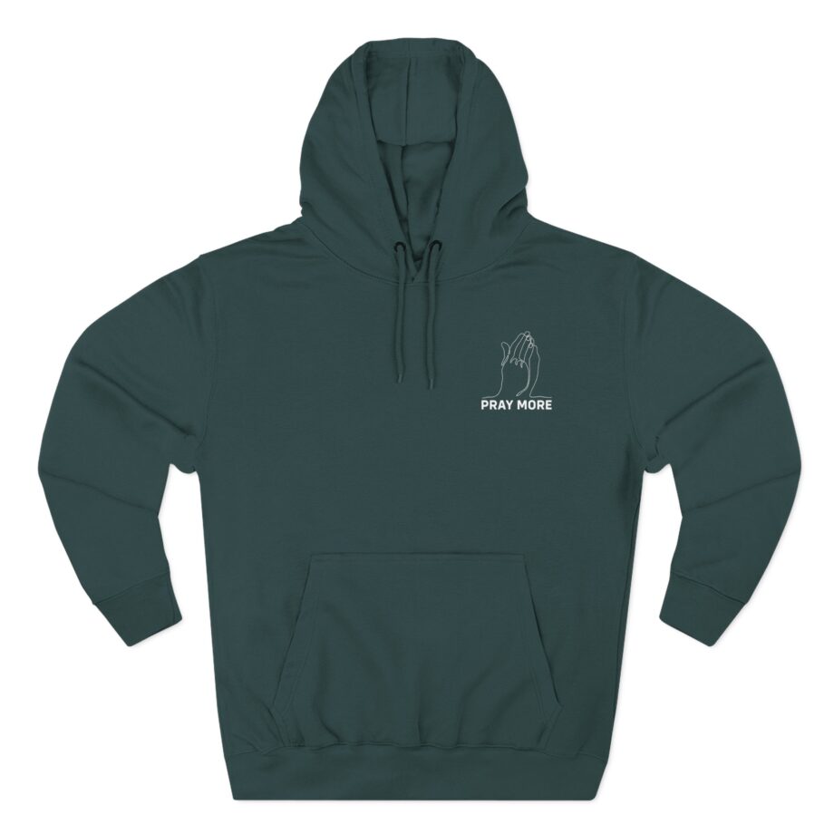 Roman Atwood Pray More Three-Panel Fleece Hoodie