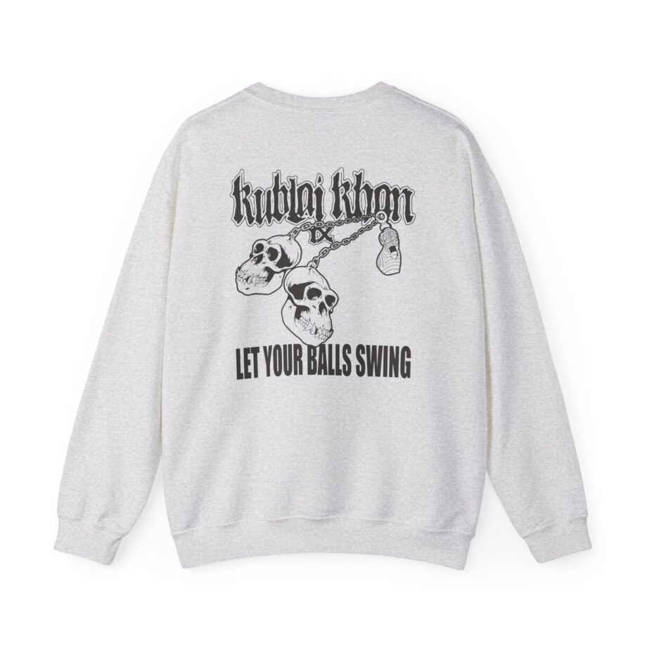 Kublai Khan - Let Your Balls Swing Unisex Heavy Blend™ Crewneck Sweatshirt