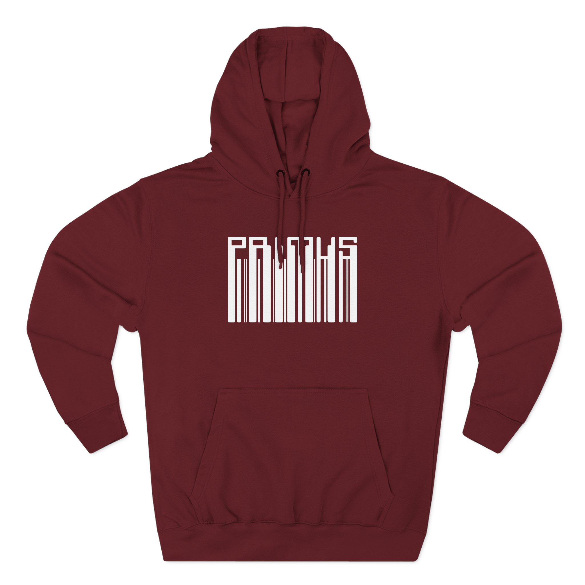 Primus Black Barcode Three-Panel Fleece Hoodie