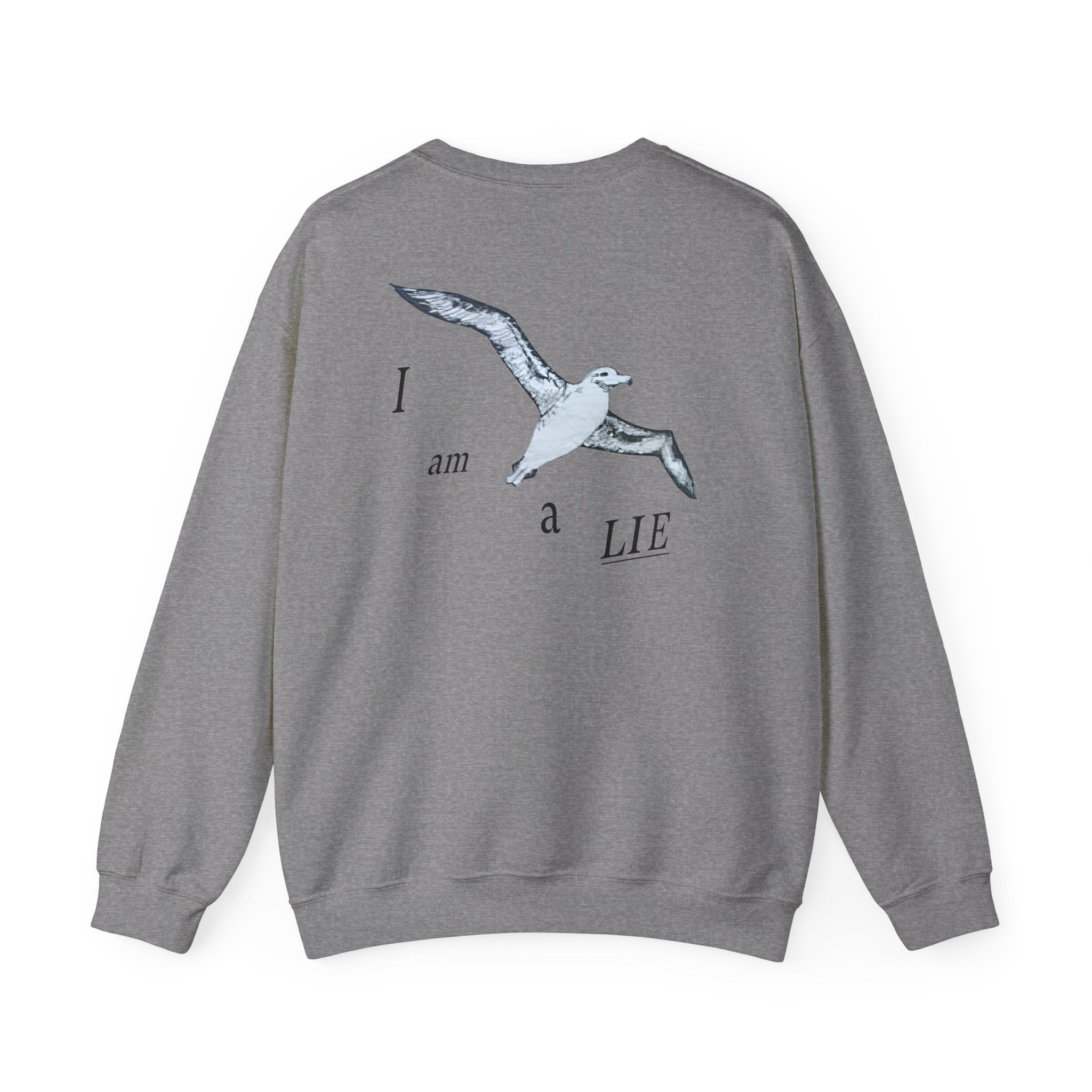 Birds Arent Real I am a Lie Unisex Heavy Blendâ„¢ Crewneck Sweatshirt