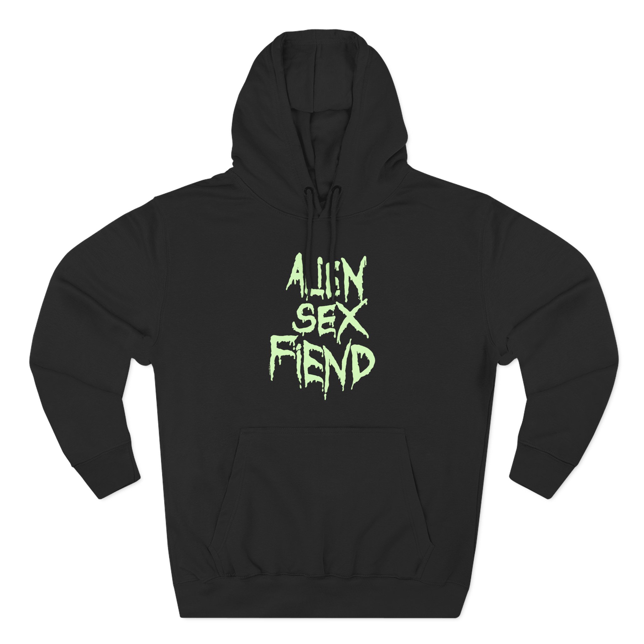 Alien Sex Fiend Glow in the Dark Three-Panel Fleece Hoodie