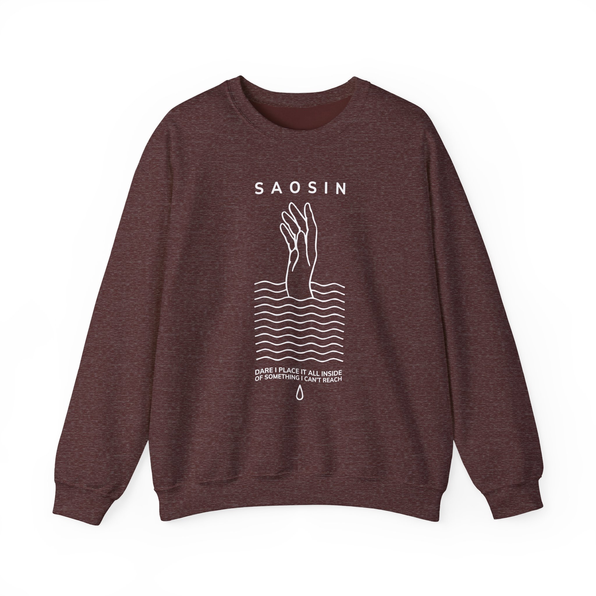 Saosin Illusion & Control Lyric Unisex Heavy Blendâ„¢ Crewneck Sweatshirt