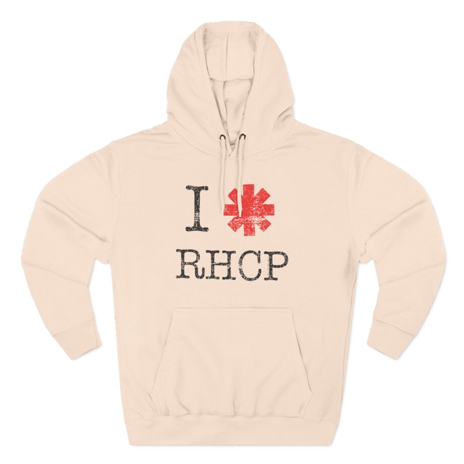 Red Hot Chili Peppers I Heart Rhcp Three-Panel Fleece Hoodie