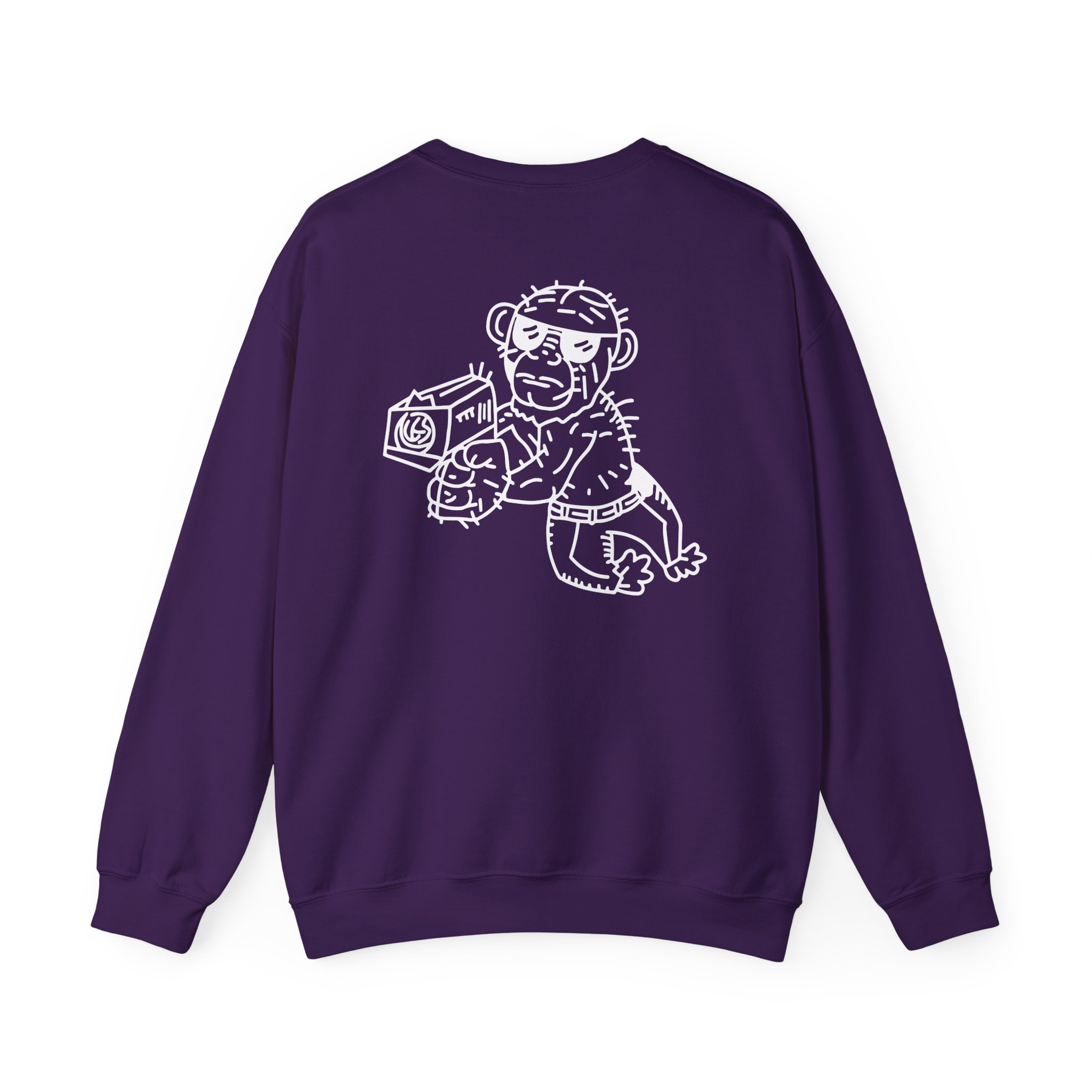 Spoonkid Detective Monke Unisex Heavy Blendâ„¢ Crewneck Sweatshirt