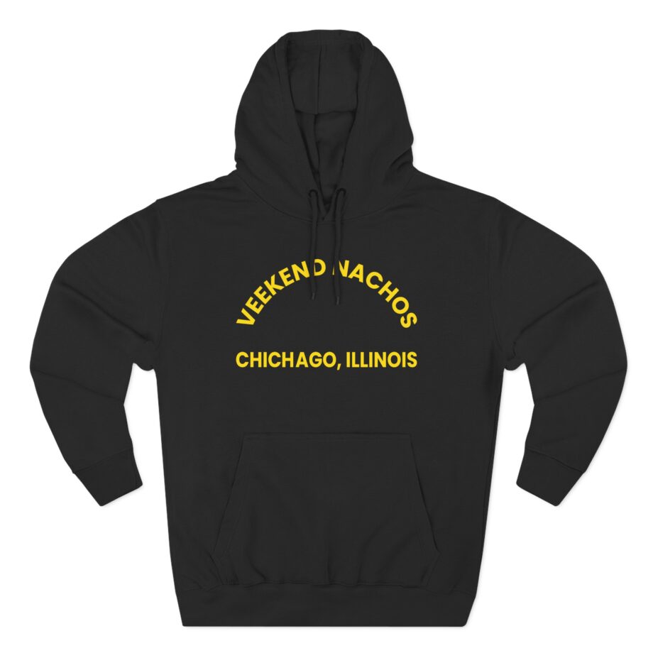 Weekend Nachos Watch You Suffer Three-Panel Fleece Hoodie