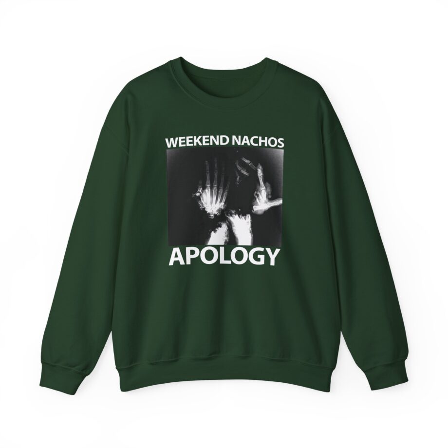 Weekend Nachos Apology Unisex Heavy Blend™ Crewneck Sweatshirt