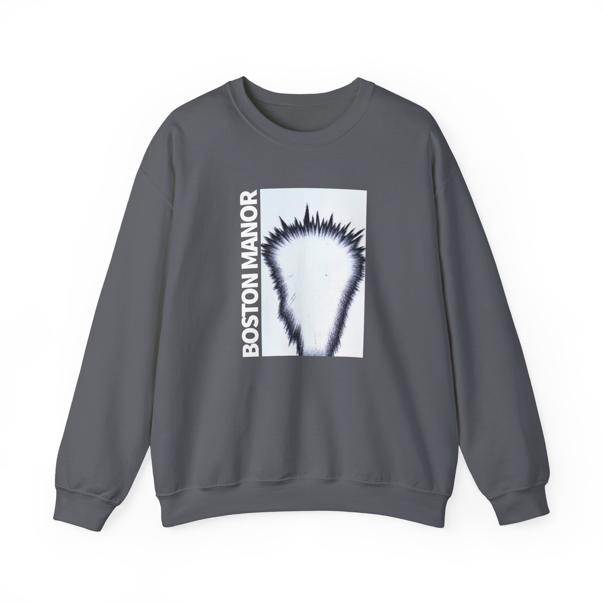 Boston Manor Flower Unisex Heavy Blendâ„¢ Crewneck Sweatshirt