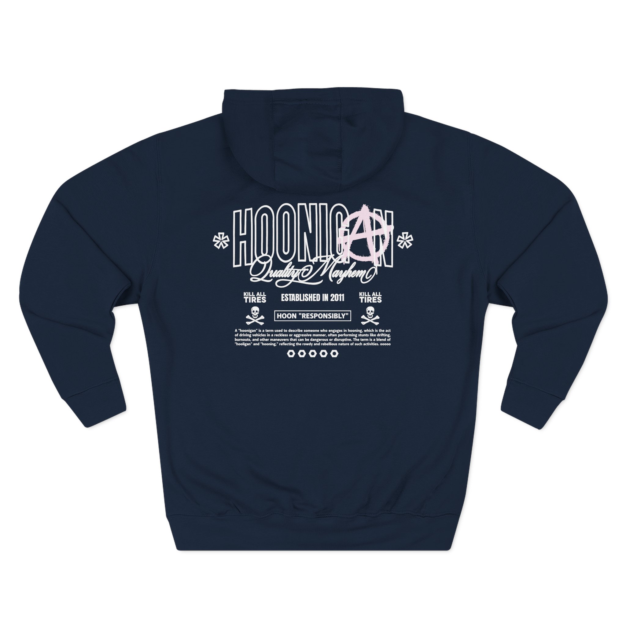 Ken Block Hoonigan Hoonarchy Three-Panel Fleece Hoodie