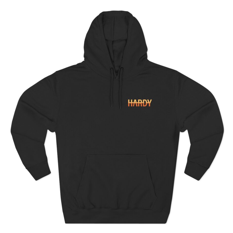 Hardy Buck on the Wall Three-Panel Fleece Hoodie