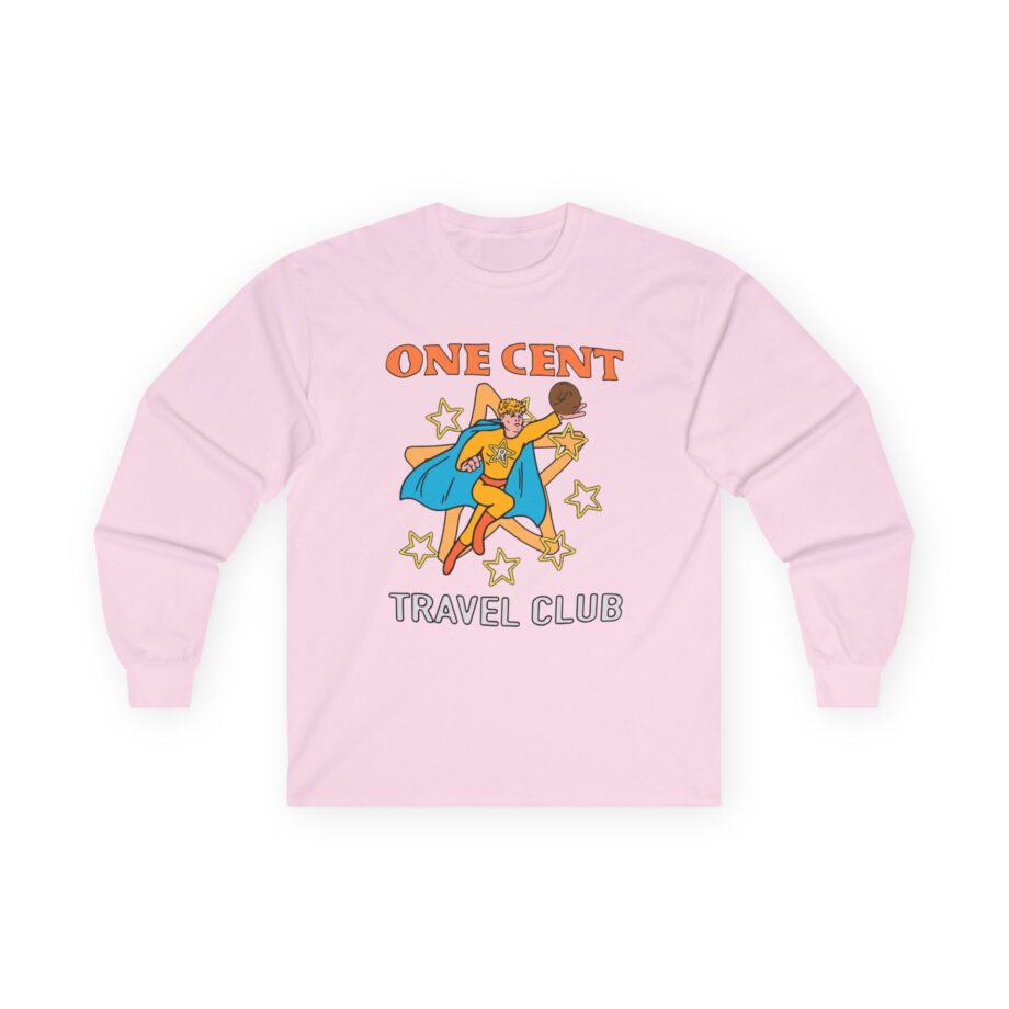 Ryan Trahan One Cent Adventure Awaits Travel Club Unisex Ultra Cotton Long Sleeve Tee