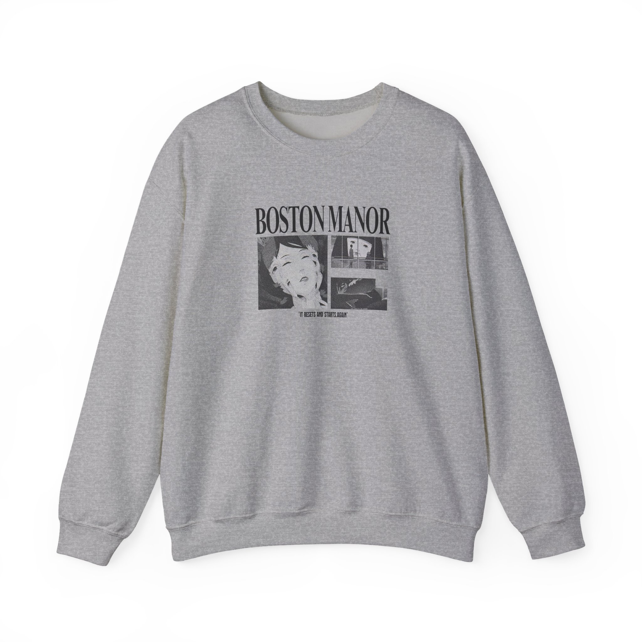 Boston Manor Paprika Unisex Heavy Blendâ„¢ Crewneck Sweatshirt