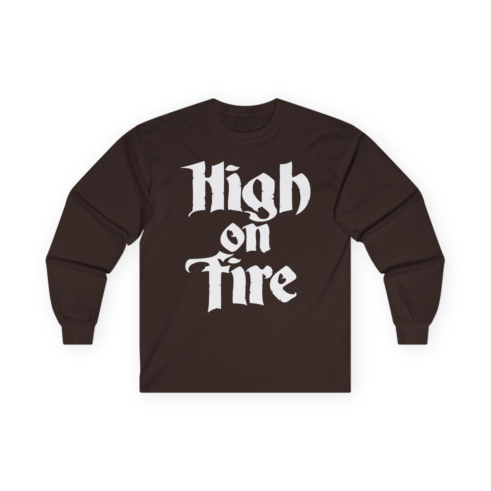 High on Fire Logo Unisex Ultra Cotton Long Sleeve Tee