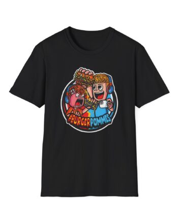 Burger Pommes Unisex Softstyle T-Shirt