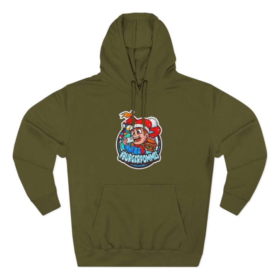 Burger Pommes Three-Panel Fleece Hoodie