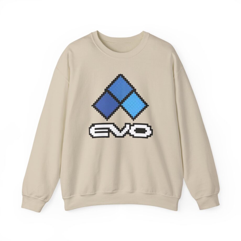 Evo 8 Bit Logo Returns Unisex Heavy Blend™ Crewneck Sweatshirt