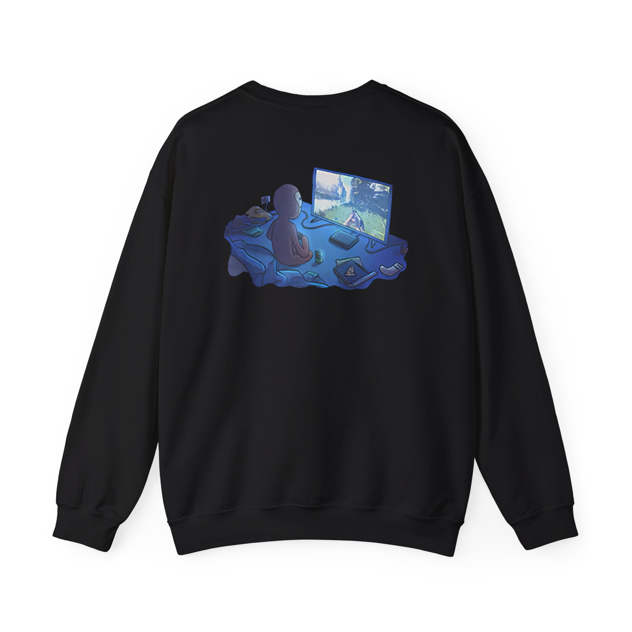 Spoonkid  Rust Monke Unisex Heavy Blendâ„¢ Crewneck Sweatshirt