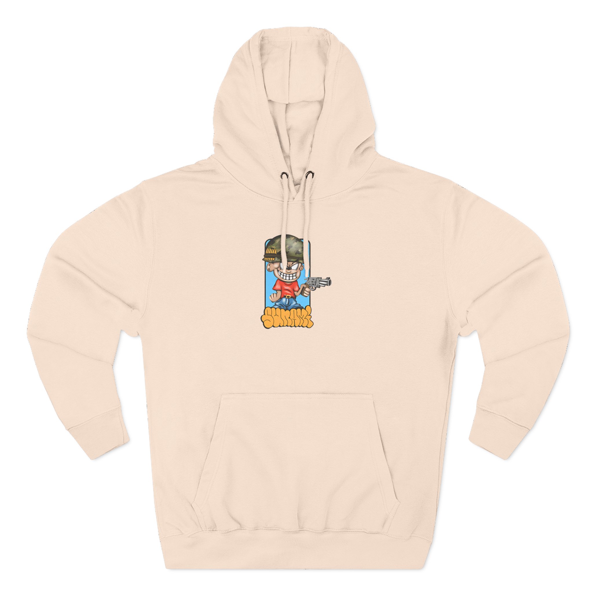 Sunami War is Hell Three-Panel Fleece Hoodie