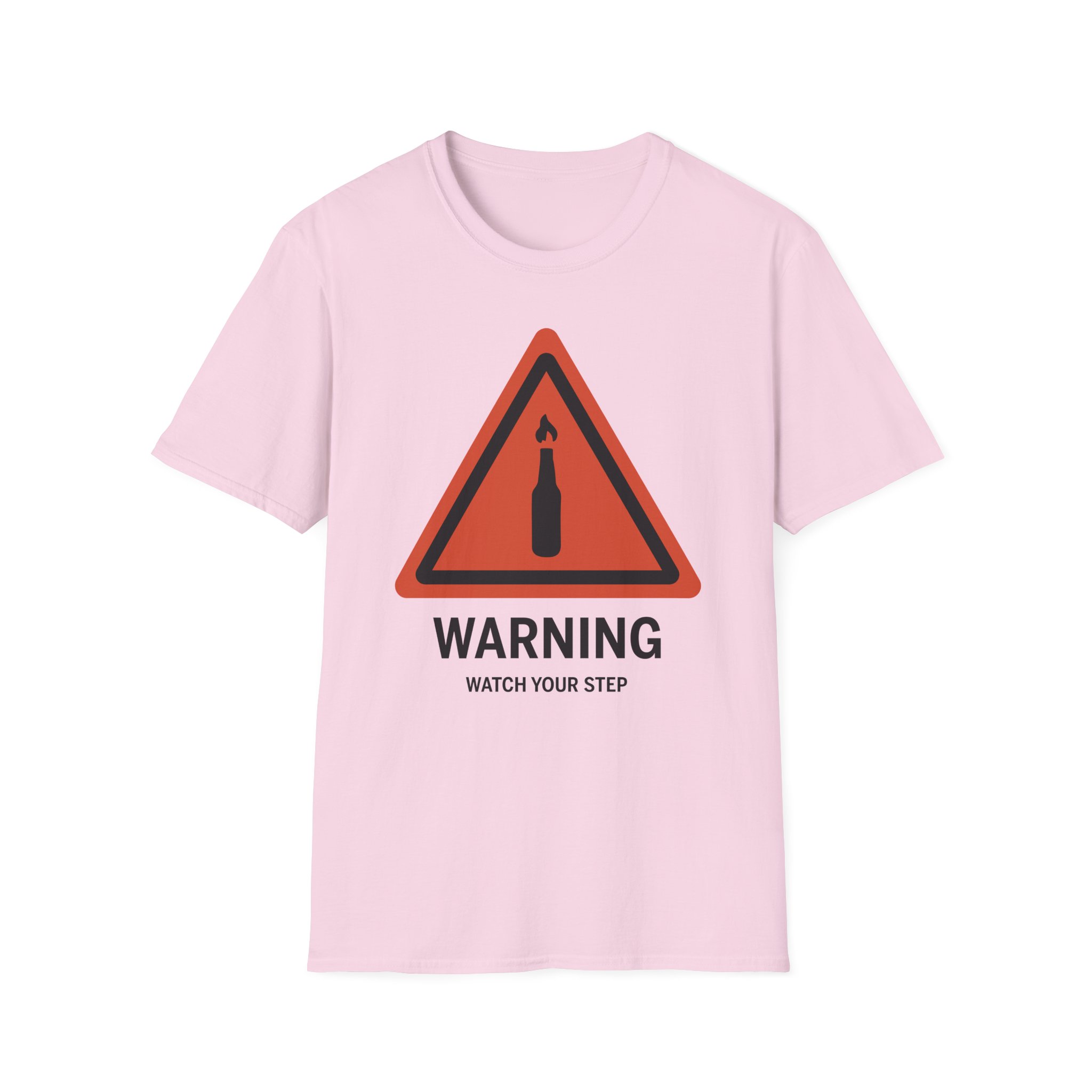 Summit1g Warning Watch Your Step Unisex Softstyle T-Shirt