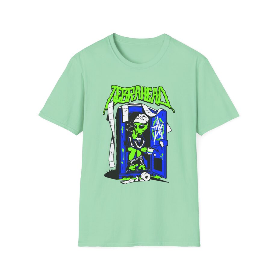 Zebrahead White ZH Coffee break Unisex Softstyle T-Shirt