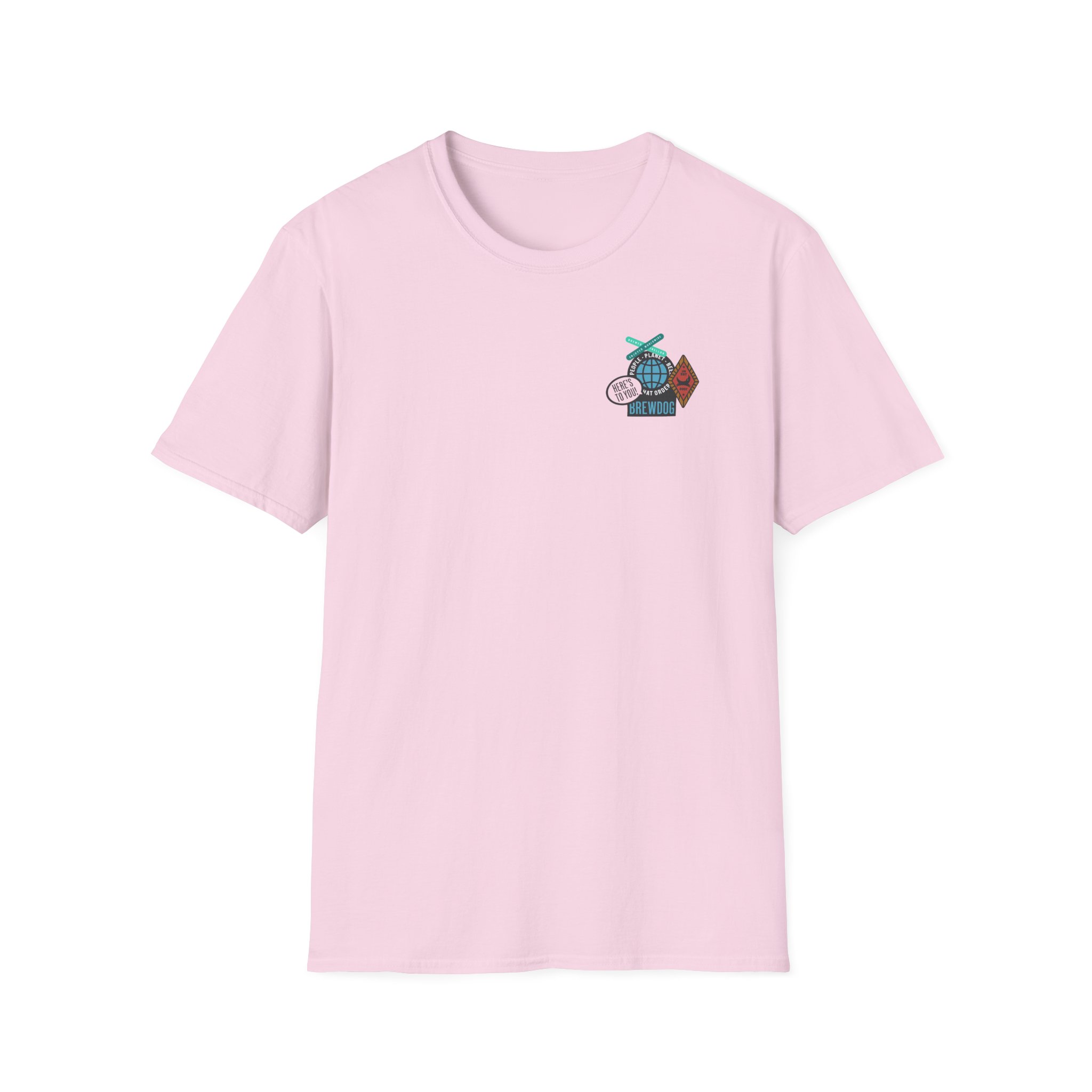 Brewdog Punk Sticker Unisex Softstyle T-Shirt