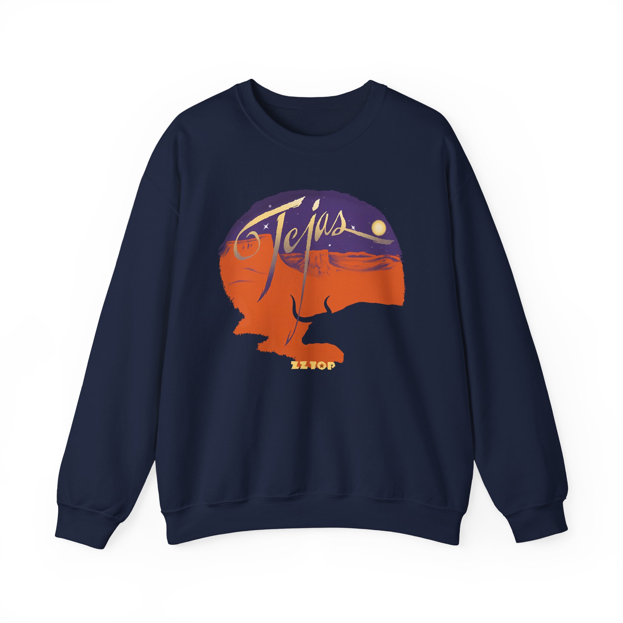 Zz Top Tejas  Unisex Heavy Blendâ„¢ Crewneck Sweatshirt