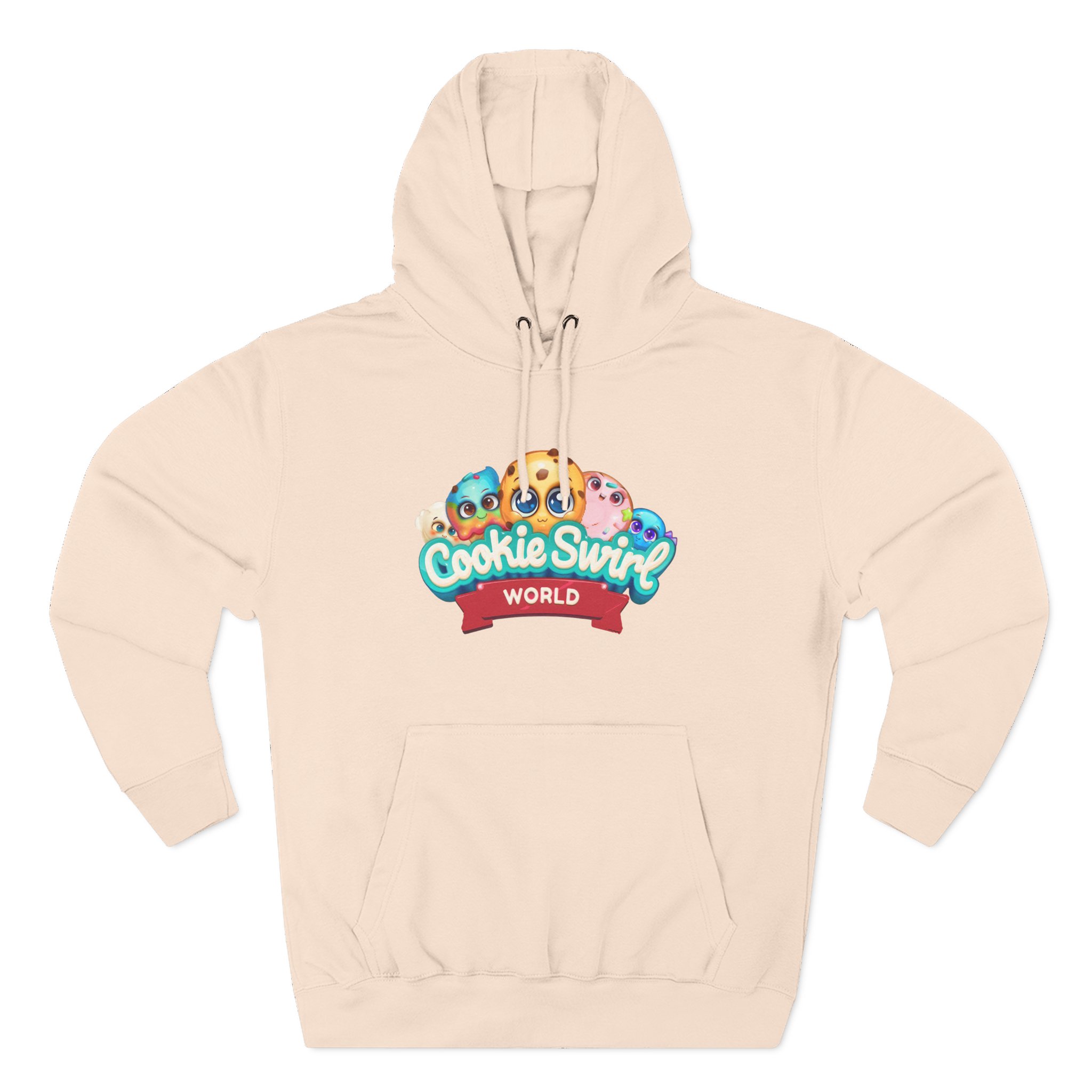Cookieswirlc Three-Panel Fleece Hoodie