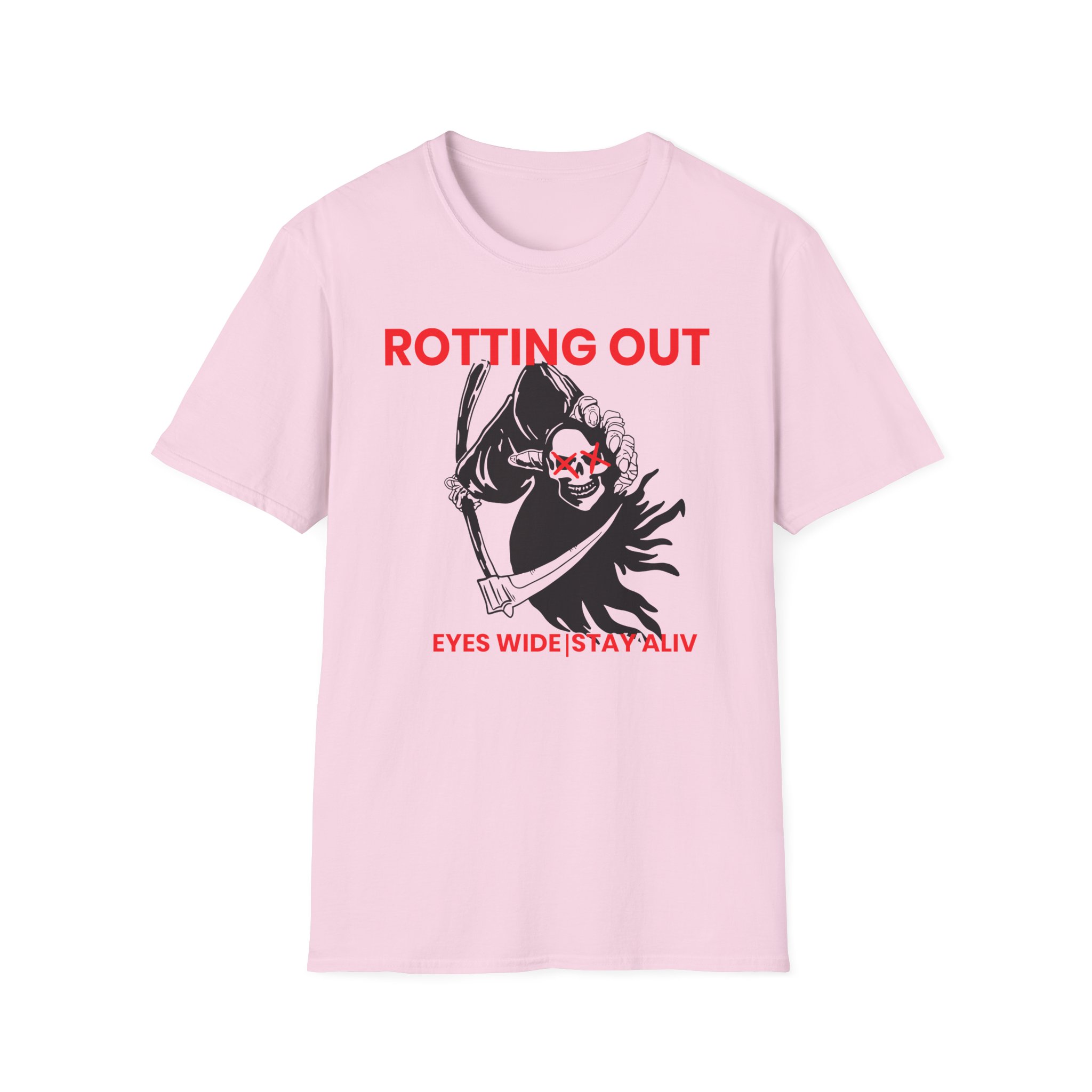 Rotting Out Eyes Wide Stay Alive Unisex Softstyle T-Shirt